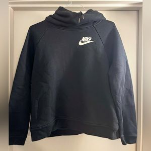 Black Nike hood sweatshirt size large
